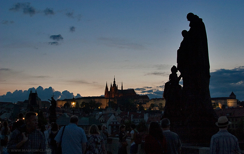 Wieczorny spacer w Pradze